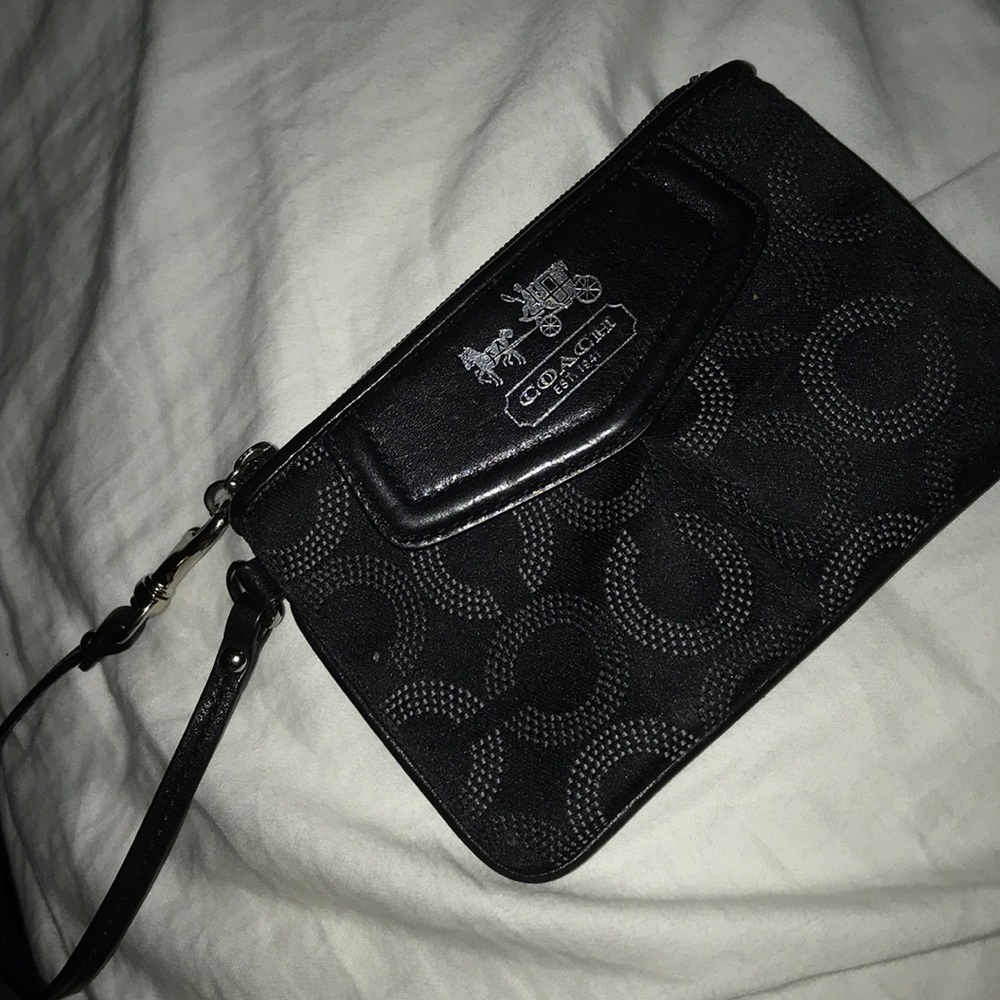 Black coach wallet